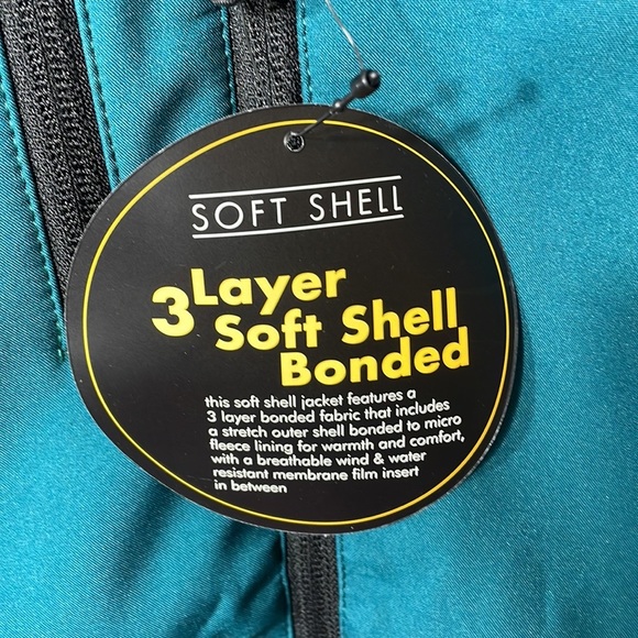 NWT XL NFL.com Philadelphia Eagles‎ Soft Shell Zipper Coat with Removable Hood - Picture 12 of 16